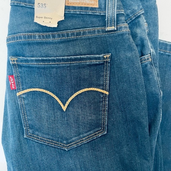 Levi's Blue Skinny Jeans Classic Style - Picture 5 of 5